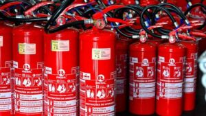 Linha Completa de Extintores de Incêndio Portáteis e Sobre Rodas - material de incêndio